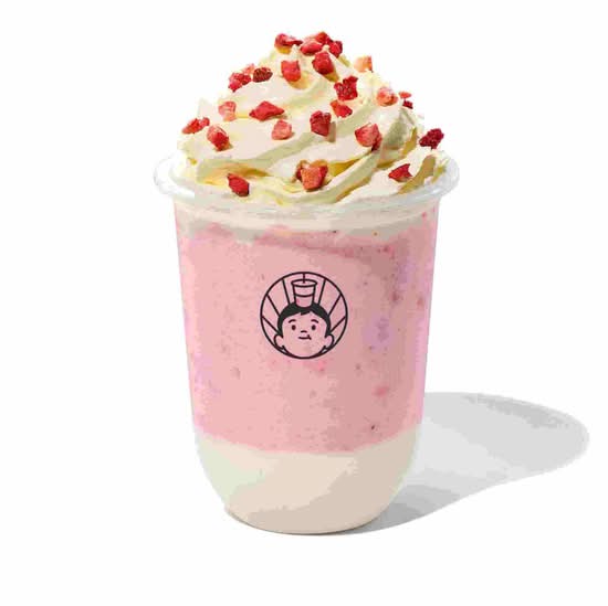 Strawberry Mochi Yogurt 草莓团子酸奶